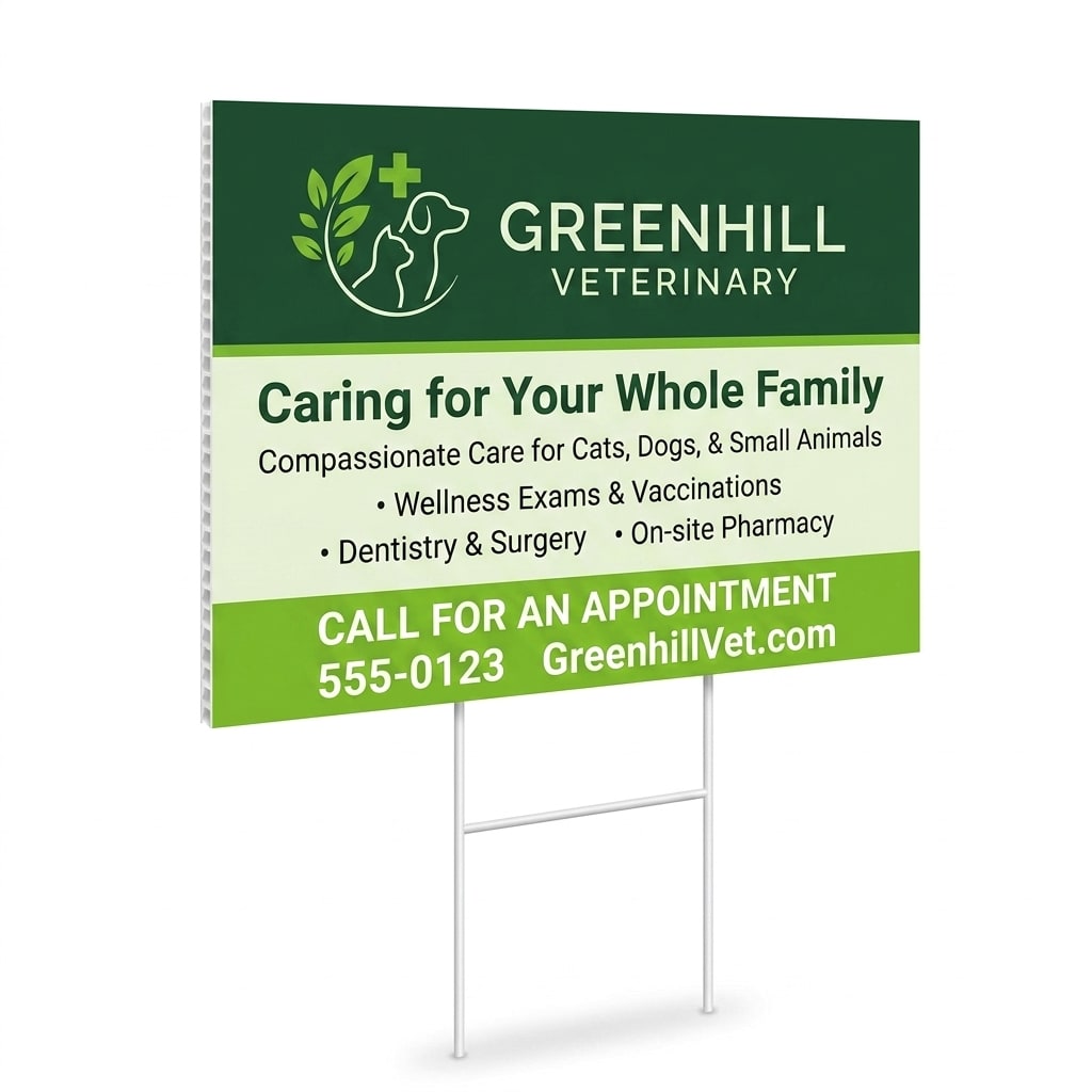 10mm Coroplast Signs